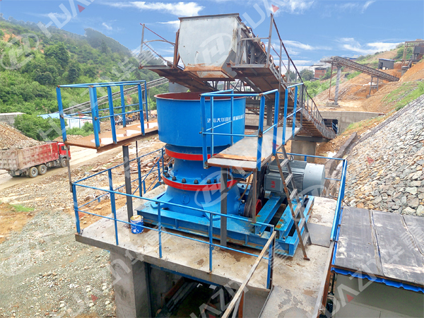 福建水口电站坝下工程：300t/h 砂石骨料系统生产线 