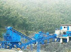 中铁15局杭黄高铁项目2×150t/h砂石骨料生产线