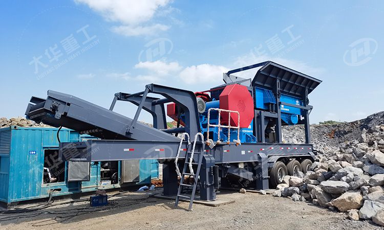 移动式建筑垃圾破碎机