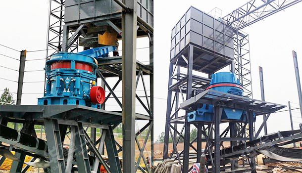 圆锥破碎机生产线